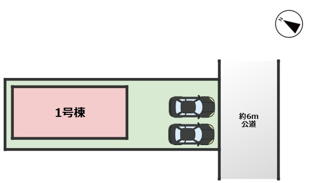MIRASUMO名東区高社1119①｜名古屋市の戸建ならホームアップの区画図