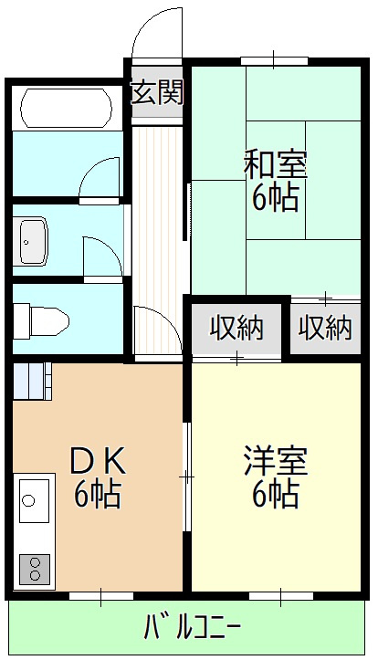 臼井ビルの間取り