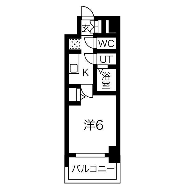 メイクス今池02の間取り