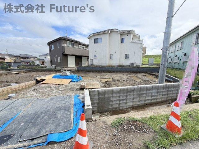三郷市新和2丁目　新築戸建　全3棟　3号棟の外観|現地の写真になります。