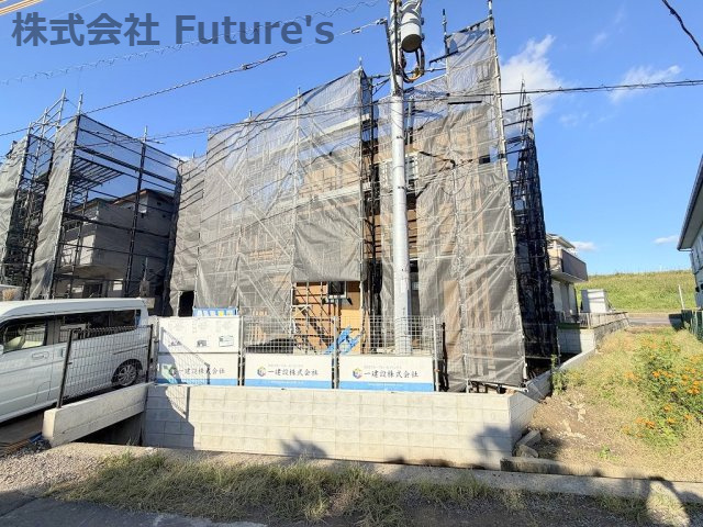 三郷市新和2丁目　新築戸建　全3棟　3号棟の外観|現地の写真になります。
