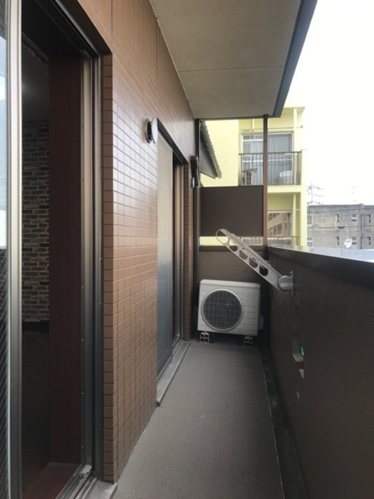 タウンコート砂田のバルコニー
