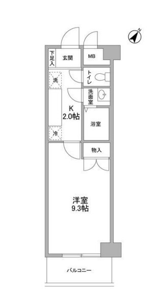 CASSIA東千葉の間取り