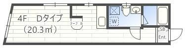 キャナルシティSouthの間取り
