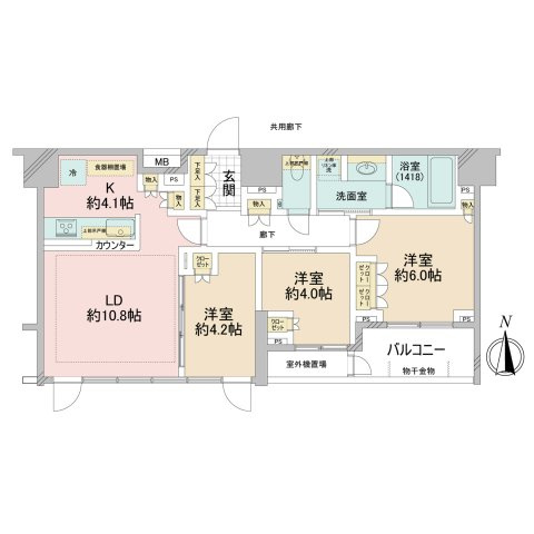 木場レジデンスの間取り