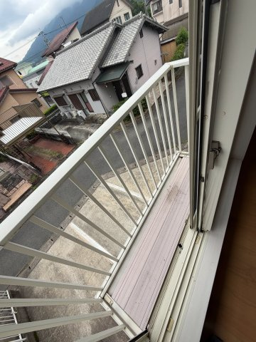 ロワールハイツIIのバルコニー
