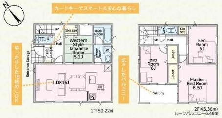 土浦市中村南　第11　新築戸建て　1号棟の間取り|間取り図です♪
実際の空間の広さや陽当たり、風通しなどは現地でご確認できます♪