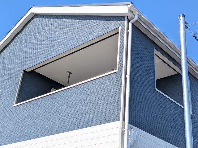 土浦市中村南　第11　新築戸建て　3号棟のバルコニー