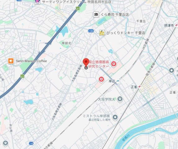 センターポイント吉志部の地図