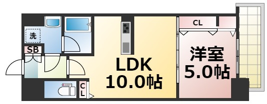 【間取り】 | グランパシフィック今里Luxe　仲介手数料無料