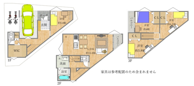 【間取り】 | 深阪6丁戸建
