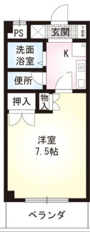 【間取り】 | 村野旭が丘ビル | 間取りです。