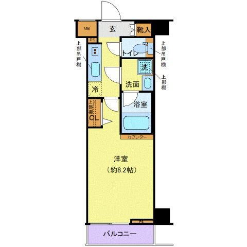 クレヴィスタ高田馬場の間取り