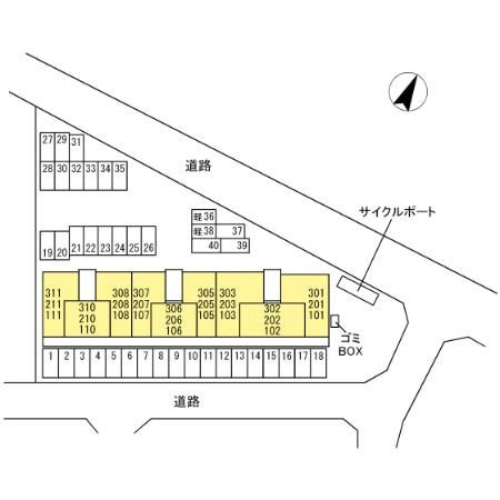 D´プレイス　みずき台の区画図