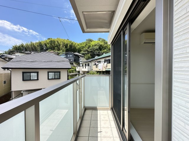 ベレオ東久万のバルコニー