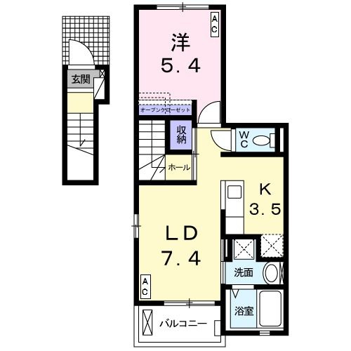 サンライズヒルⅦの間取り