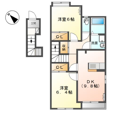 プラムエル＆アールの間取り