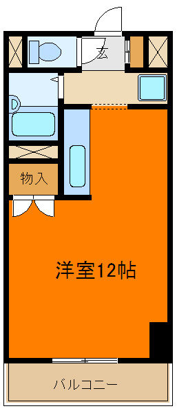 本郷ハイホームの間取り|１R