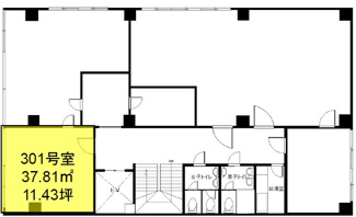 【間取り】 | ラポール四ツ橋BLD. | ラポール四ツ橋BLD.　間取り