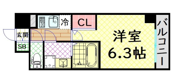 【間取り】 | エスリード難波セントラル