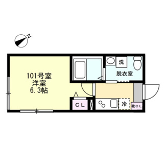 【間取り】 | ベイルーム武蔵新城