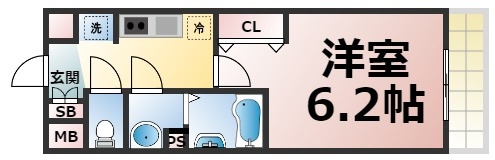【間取り】 | ララプレイス玉造　仲介手数料無料