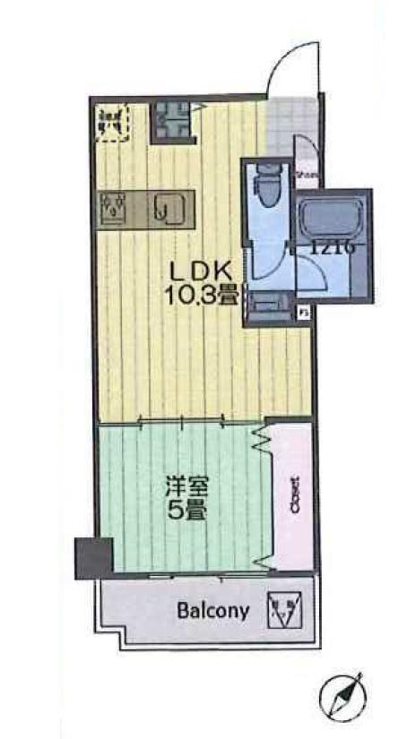 パシフィックパレス新代々木の間取り