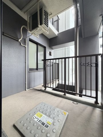 グランジュテ住吉のバルコニー