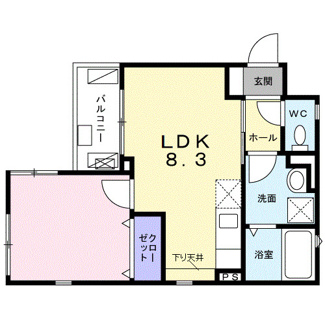 【間取り】 | ラ・メール　ＴＫⅡ | 間取りです。