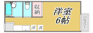 【間取り】 | フローラ白山 | 間取りです。