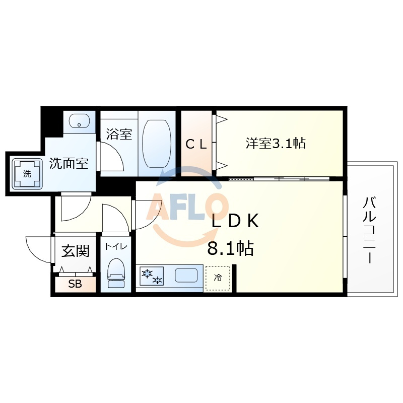 C.COLORⅢの間取り|C.COLORⅢ　間取り