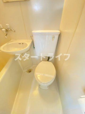 大阪市東淀川区淡路１丁目の賃貸マンションのトイレ