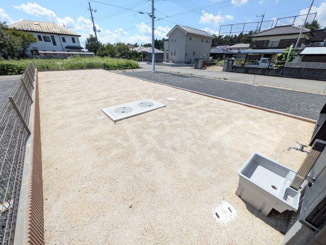 第1常総市坂手町　新築戸建　1号棟の庭