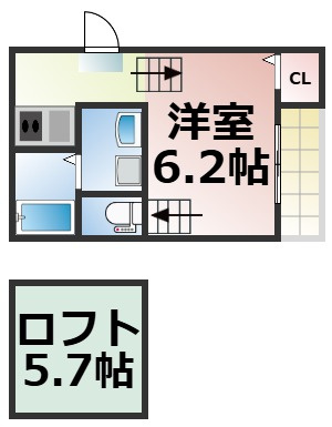 【間取り】 | ハーモニーテラス中本　仲介手数料無料