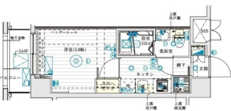 【間取り】 | ル・リオン南大井 | 間取りです。