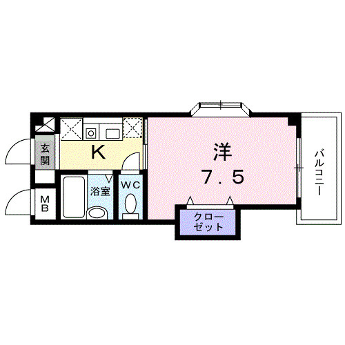 【間取り】 | サンセールＫ