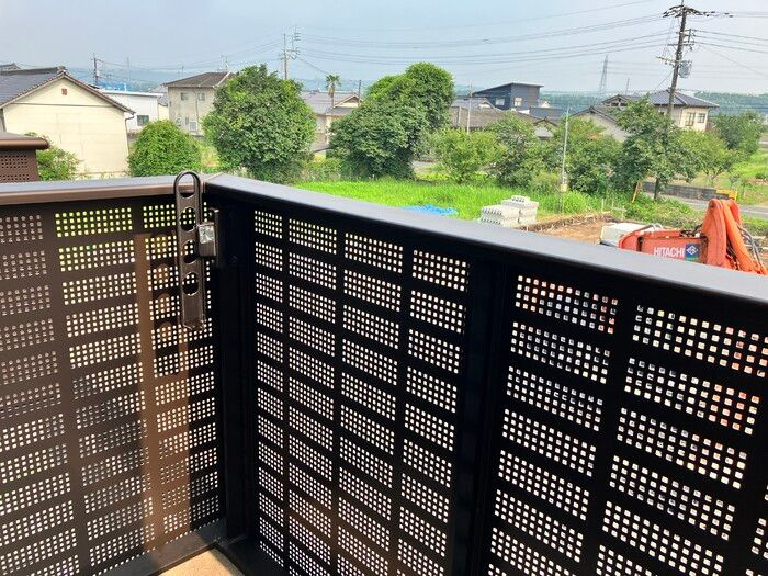 さくら荘のバルコニー