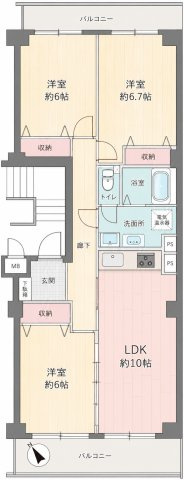 【間取り】 | ネオコーポ戸塚舞岡　ペット飼育可/舞岡駅19分