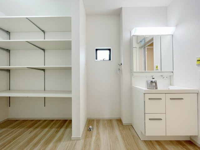 新築戸建・新築建売　郡山市七ツ池町1期　橘小・第三中の洗面所
