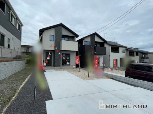 新築戸建・新築建売　郡山市七ツ池町1期　橘小・第三中の外観|【1号棟】いつでもご内覧可能です♪お気軽にお問い合わせください♪