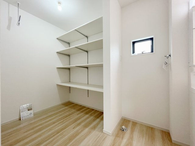 新築戸建・新築建売　郡山市七ツ池町1期　橘小・第三中のランドリースペース