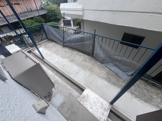 西脇ハイツのバルコニー