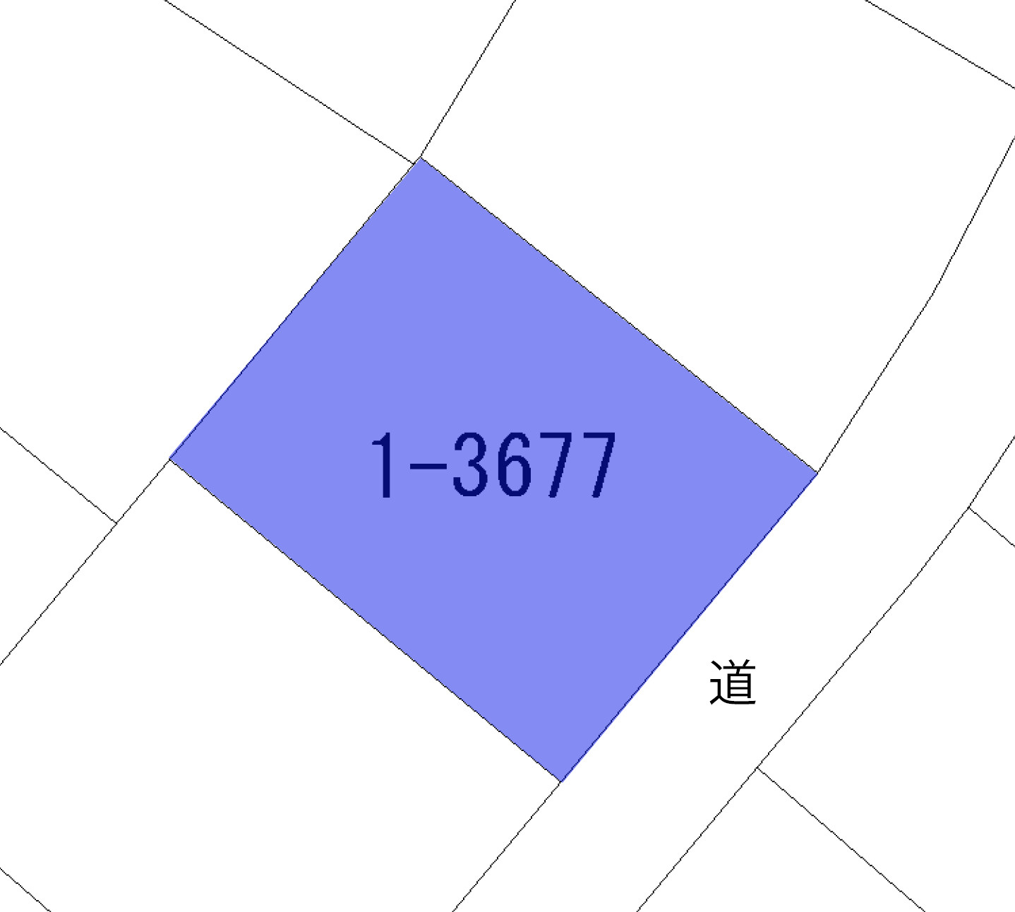 羽鳥湖高原住宅保養地①の土地図