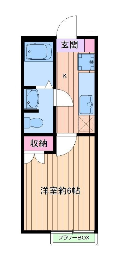 グリーンリーフ　レジデンスの間取り|間取りです。