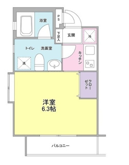 【間取り】 | クローバーハイツ西小山　（旧　よつ葉のクローバー） | 間取りです。