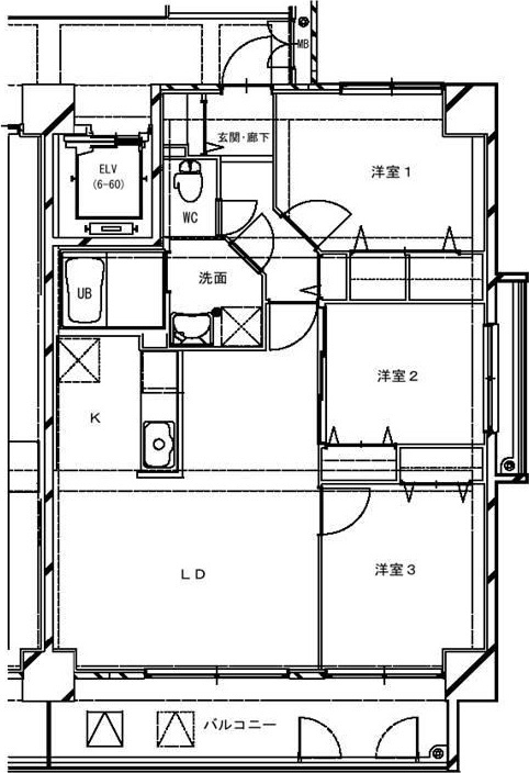 クレール今　WESTの間取り