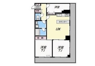 【間取り】 | コートハイム横浜 | 間取りです。
