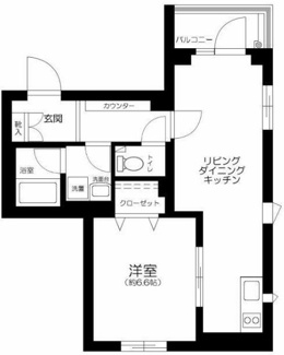 【間取り】 | リテラス目黒三丁目 | 間取りです。