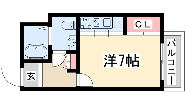 【間取り】 | ドゥーエ江坂1