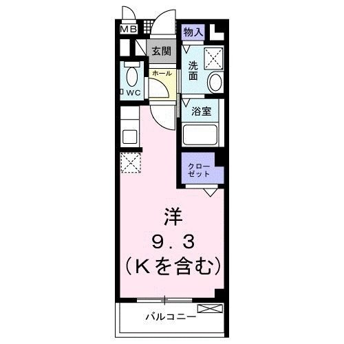 町田市中町４丁目のアパートの間取り